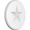 Ekena Millwork Standard Grayson Star Rosette With Rounded Edge, 7"W x 7"H x 1/2"P ROSP070X070X050GRY08 - alternate 1